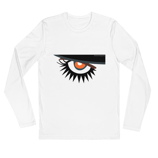 Eye, Hat, Lash. Long Sleeve Fitted Crew.