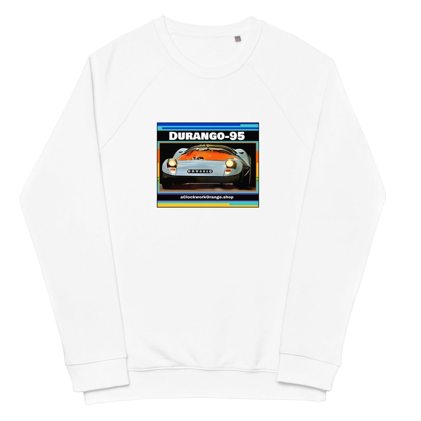 Durango 95. Unisex Organic Raglan Sweatshirt.