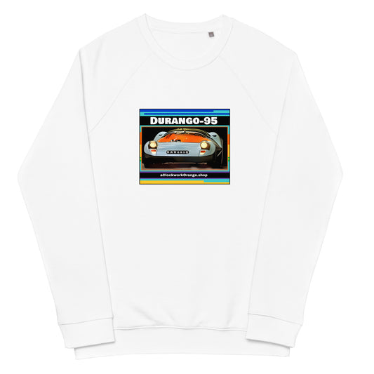 Durango 95. Unisex Organic Raglan Sweatshirt.