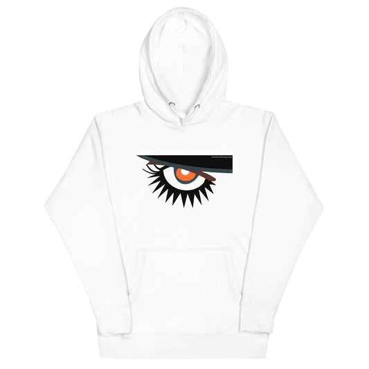 Eye, Hat, Lash. Unisex Hoodie.