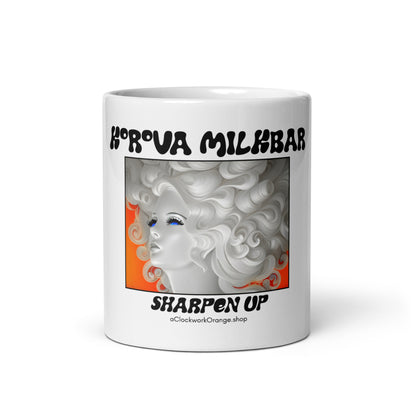 Korova Milkbar Sharpen Up. 11 oz Mug.