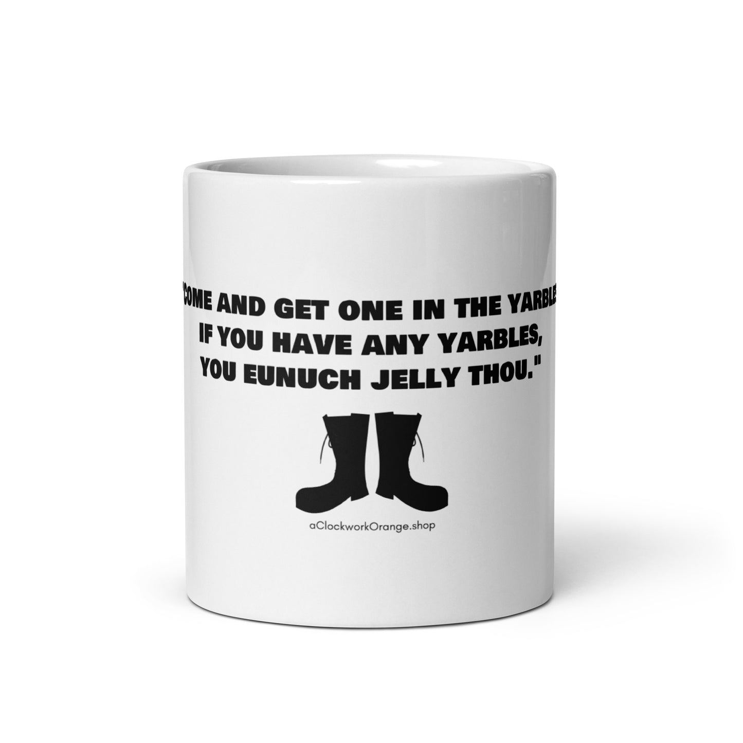 Come and Get One in the Yarbles. 11 oz Mug.