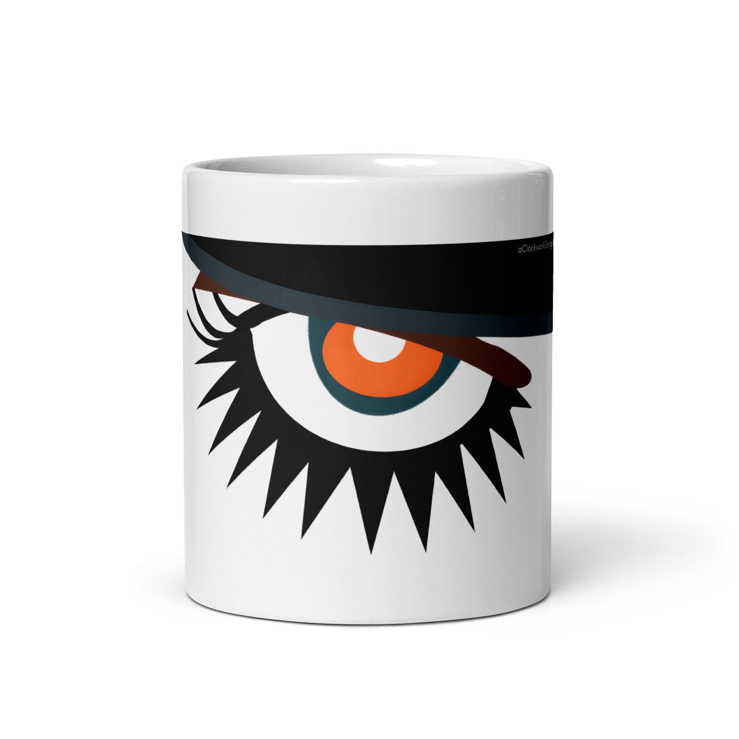 Eye, Hat, Lash. 11 oz Mug.